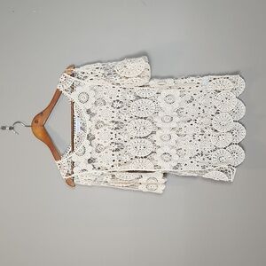 Amiani Crochet Top Size‎ Medium